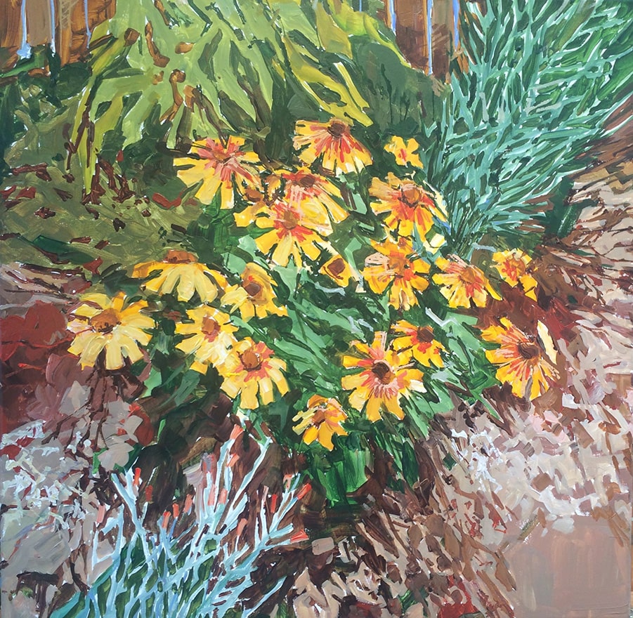 Douglas E. Atwill garden painting