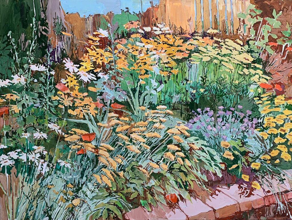 Douglas E. Atwill garden painting