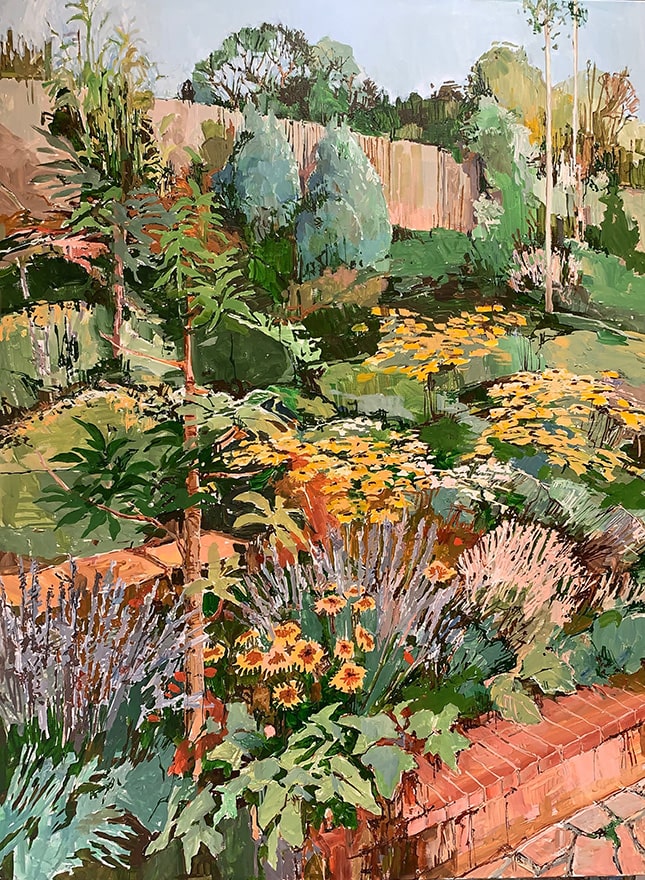 Garden on the East Terrace painting