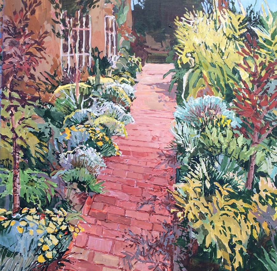 Douglas Atwill garden painting