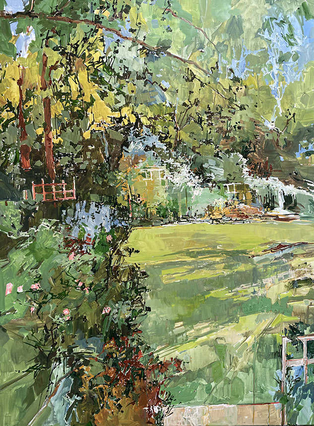 Douglas Atwill, Eudora Welty Garden painting