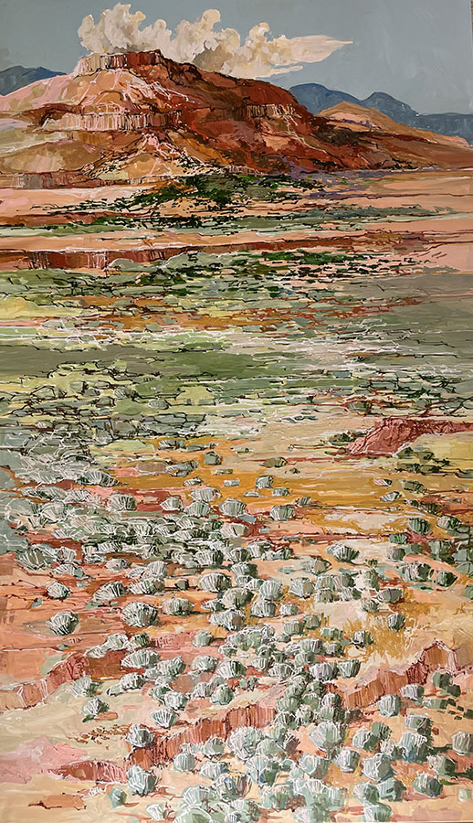 Doug Atwill art 1811 Escarpments at Santa Clara II
