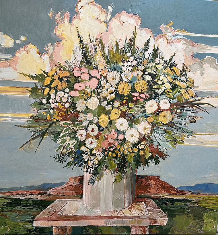 Bouquet with Afternoon Sky